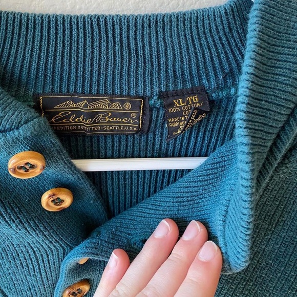 vintage eddie bauer sweater - Picture 2 of 2